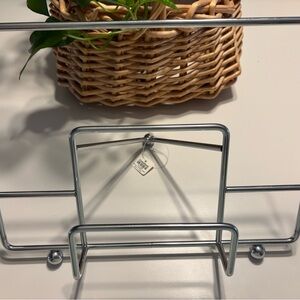 Silver Metal Cookbook Stand